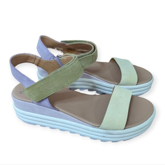 Sorel Shoes - Sorel Cameron flatform platform color block sandals